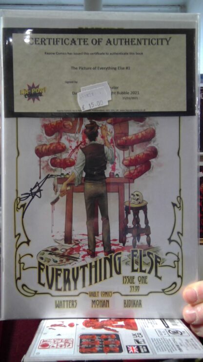 THE PICTURE OF EVERYTHING ELSE #1 COVER A MOHAN SIGNED BY DAN WATTERS