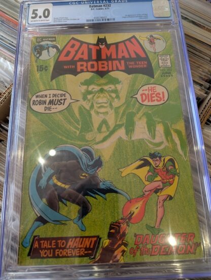 BATMAN #232 CGC GRADED 5.0