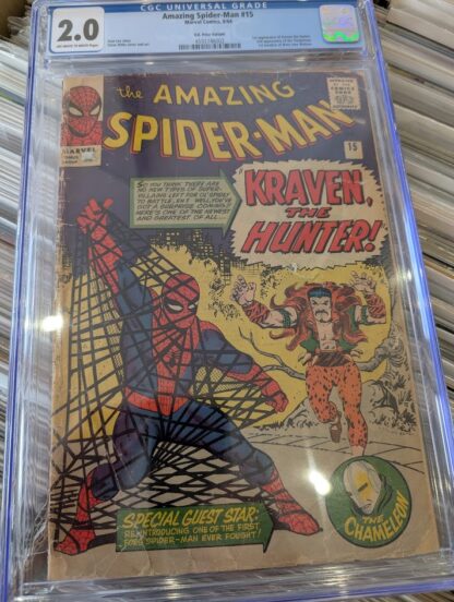 Amazing Spider-Man #15 CGC Graded 2.0