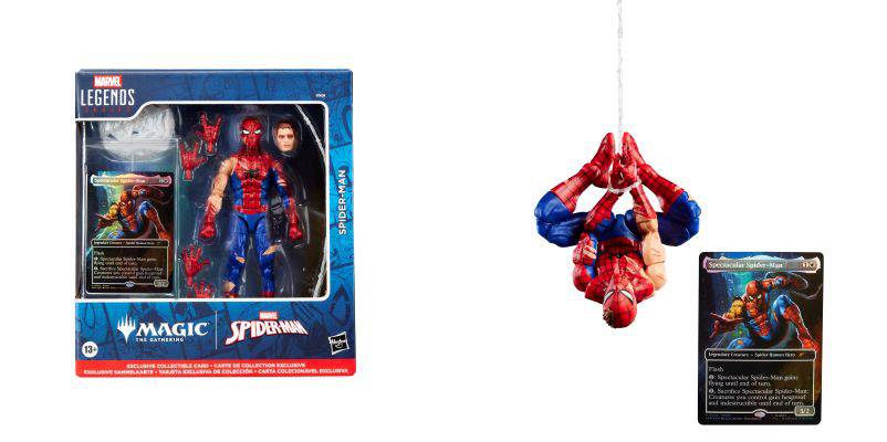 MARVEL LEGENDS MTG BATTLE DAMAGED SPIDER-MAN AF
