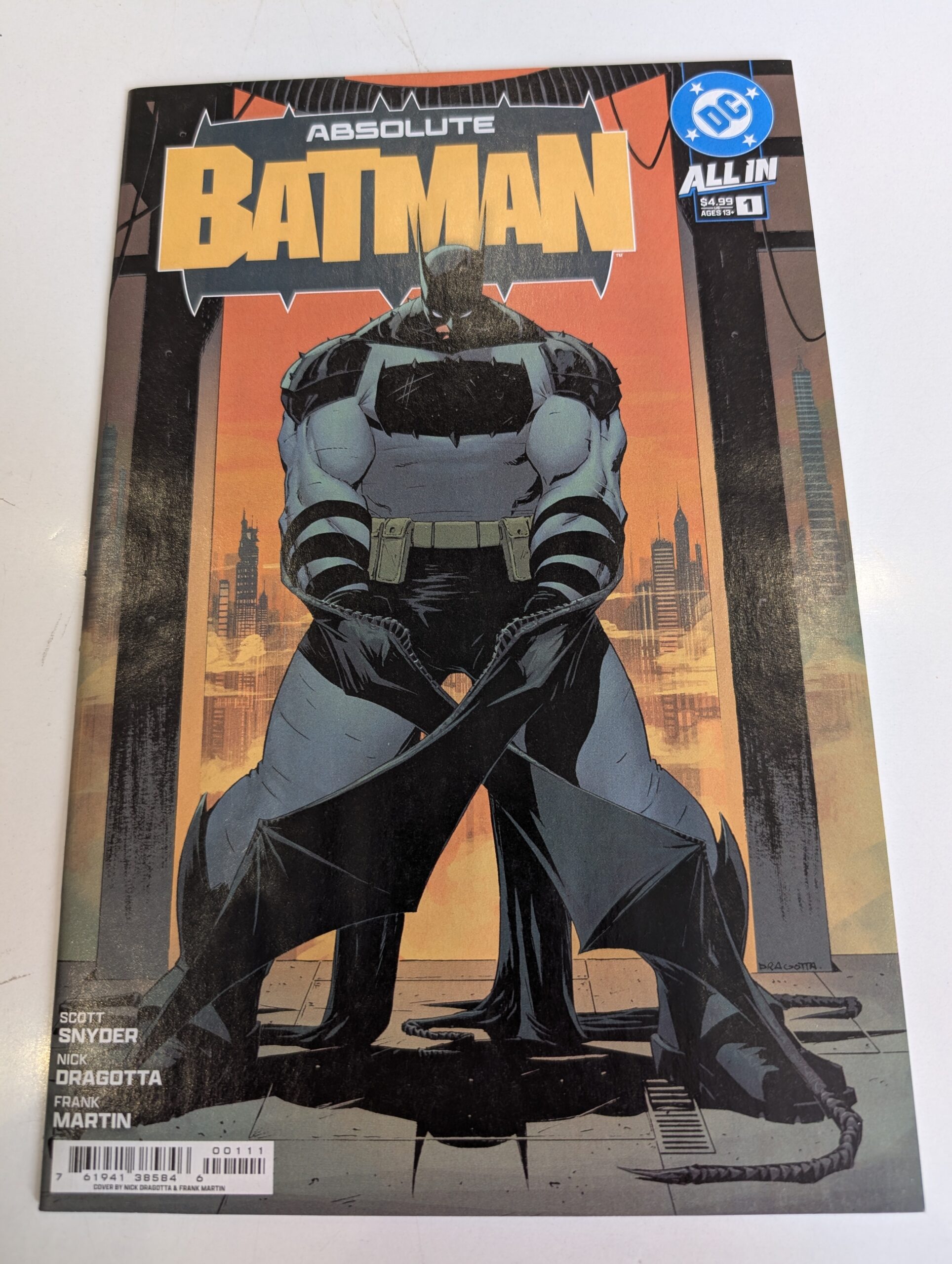 Absolute Batman #1 cover A first print