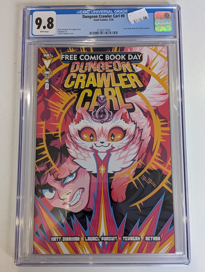 Free Comic Book Day 2026: Dungeon Crawler Carl #0 CGC Graded 9.8