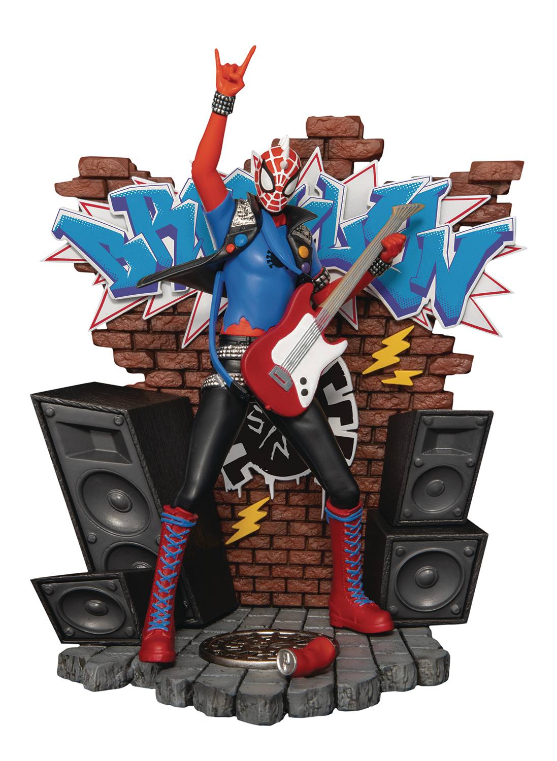 SPIDER-MAN ACROSS SPIDER-VERSE DS-125 SPIDER-PUNK DIORAMA